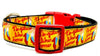 NO PLACE LIKE HOME dog collar handmade adjustable buckle collar 1"wide or leash - Furrypetbeds