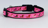 Dachshunds cat or small dog collar 1/2" wide adjustable handmade bell or leash Petcollarshandmade