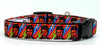 David Bowie dog collar handmade adjustable buckle collar 5/8" wide or leash Petcollarshandmade