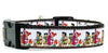 Flintstones dog collar handmade adjustable buckle collar 1" wide or leash - Furrypetbeds