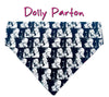 Dolly Parton dog collar handmade adjustable buckle 1" or 5/8" wide or leash Petcollarshandmade