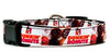 Dunkin Donuts Dog collar handmade adjustable buckle 5/8"wide or leash small dog Petcollarshandmade
