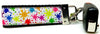 Splatter Paint Key Fob Wristlet Keychain 1 1/4"wide Zipper pull Camera strap Petcollarshandmade - Furrypetbeds