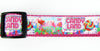 Candyland dog collar handmade adjustable buckle collar 1" wide or leash Petcollarshandmade