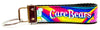 Care Bears Key Fob Wristlet Keychain 1" wide Zipper pull Camera strap - Furrypetbeds
