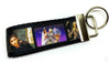 Beetlejuice Key Fob Wristlet Keychain 1 1/4"wide Zipper pull Camera strap - Furrypetbeds