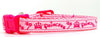 Princess cat or small dog collar 1/2"wide adjustable handmade or leash Petcollarshandmade