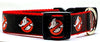 Ghostbusters dog collar handmade adjustable buckle 1" or 5/8" wide or leash Petcollarshandmade
