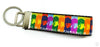 The Beatles Key Fob Wristlet Keychain 1"wide Zipper pull Camera strap handmade - Furrypetbeds