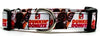Dunkin Donuts Dog collar handmade adjustable buckle 5/8"wide or leash small dog Petcollarshandmade