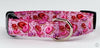 Donuts Dog collar handmade adjustable buckle 5/8"wide or leash small dog Petcollarshandmade