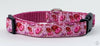 Donuts Dog collar handmade adjustable buckle 5/8"wide or leash small dog Petcollarshandmade