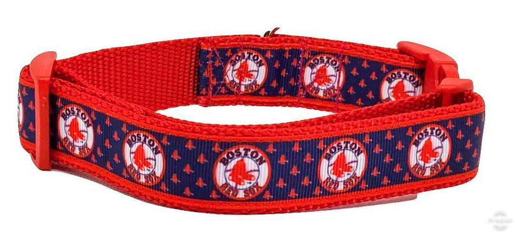 Boston Red Sox Dog Bandana Adjustable Collar Dog Bandana 