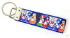Sailor Moon Key Fob Wristlet Keychain 1"wide Zipper pull Camera strap handmade - Furrypetbeds