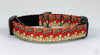 Cheetos dog collar handmade adjustable buckle collar 5/8" wide or leash fabric Petcollarshandmade