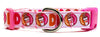 Dunkin Donuts Dog collar handmade adjustable buckle 5/8"wide or leash small dog Petcollarshandmade