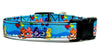 Care Bear dog collar handmade adjustable buckle collar 5/8" wide or leash fabric Petcollarshandmade