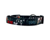 ACDC dog collar  handmade adjustable buckle collar 1" wide  Rock N Roll Petcollarshandmade
