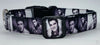 Elvis dog collar handmade adjustable buckle collar 5/8" wide or leash fabric - Furrypetbeds