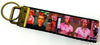 I Love Lucy Key Fob Wristlet Keychain 1"wide Zipper pull Camera strap - Furrypetbeds