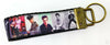 Elvis Key Fob Wristlet Keychain 1"wide Zipper pull Camera strap handmade - Furrypetbeds