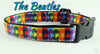 The Beatles Key Fob Wristlet Keychain 1"wide Zipper pull Camera strap handmade - Furrypetbeds