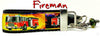 Fireman Key Fob Wristlet Keychain 1"wide Zipper pull Camera strap handmade - Furrypetbeds