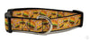 Hamburgers & Fries Dog collar handmade adjustable buckle collar 1" wide or leash - Furrypetbeds