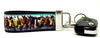Horses Key Fob Wristlet Keychain 1 1/4"wide Zipper pull Camera strap - Furrypetbeds