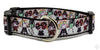 Horror characters dog collar handmade adjustable buckle collar 1"wide leash - Furrypetbeds