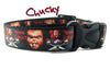 Chucky dog collar handmade adjustable buckle 1" wide or leash Petcollarshandmade