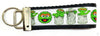 Oscar The Grouch Key Fob Wristlet Keychain 1 1/4"wide Zipper pull Camera strap - Furrypetbeds