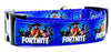 Fortnite dog collar handmade adjustable buckle collar 1" wide or leash - Furrypetbeds