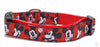 Mickey Mouse dog collar handmade adjustable buckle collar 5/8"wide or leash Petcollarshandmade