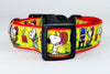 Easter Snoopy collar handmade adjustable buckle collar 1" wide or leash Petcollarshandmade