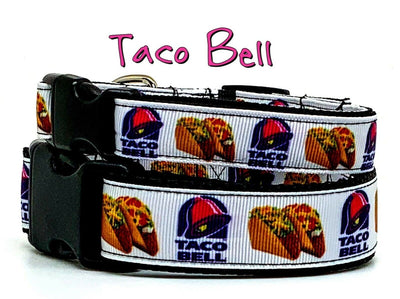 Taco Bell dog collar handmade adjustable buckle collar 1