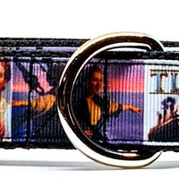 Titanic dog collar Movie handmade adjustable buckle 1" wide or leash