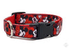 Mickey Mouse dog collar handmade adjustable buckle collar 5/8"wide or leash Petcollarshandmade