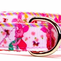Pig Dog collar Winnie The Pooh handmade adjustable buckle 5/8" wide or leash