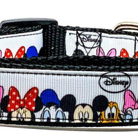 Disney characters dog collar handmade adjustable buckle collar 1" wide  Petcollarshandmade