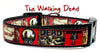 The Walking Dead dog collar adjustable buckle collar 1" wide or leash TV