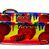 Reese's dog collar handmade adjustable buckle collar 5/8" wide or leash fabric