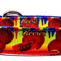 Reese's dog collar handmade adjustable buckle collar 5/8" wide or leash Petcollarshandmade