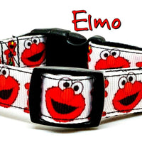 Cartoon characters Dog collar handmade adjustable buckle 5/8" wide or leash Petcollarshandmade