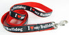 SF 49ers football dog collar handmade adjustable buckle 5/8" wide or leash