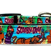 Cartoon dog collar handmade adjustable buckle collar 5/8"wide or leash Petcollarshandmade