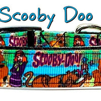 Cartoon dog collar handmade adjustable buckle collar 5/8"wide or leash Petcollarshandmade