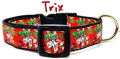 Trix cereal dog collar handmade adjustable buckle collar 1