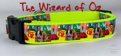 Wizard of Oz dog collar handmade adjustable buckle collar 1