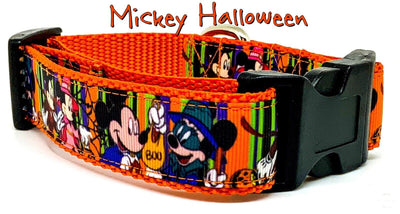 Mickey Halloween dog collar handmade adjustable buckle collar 1